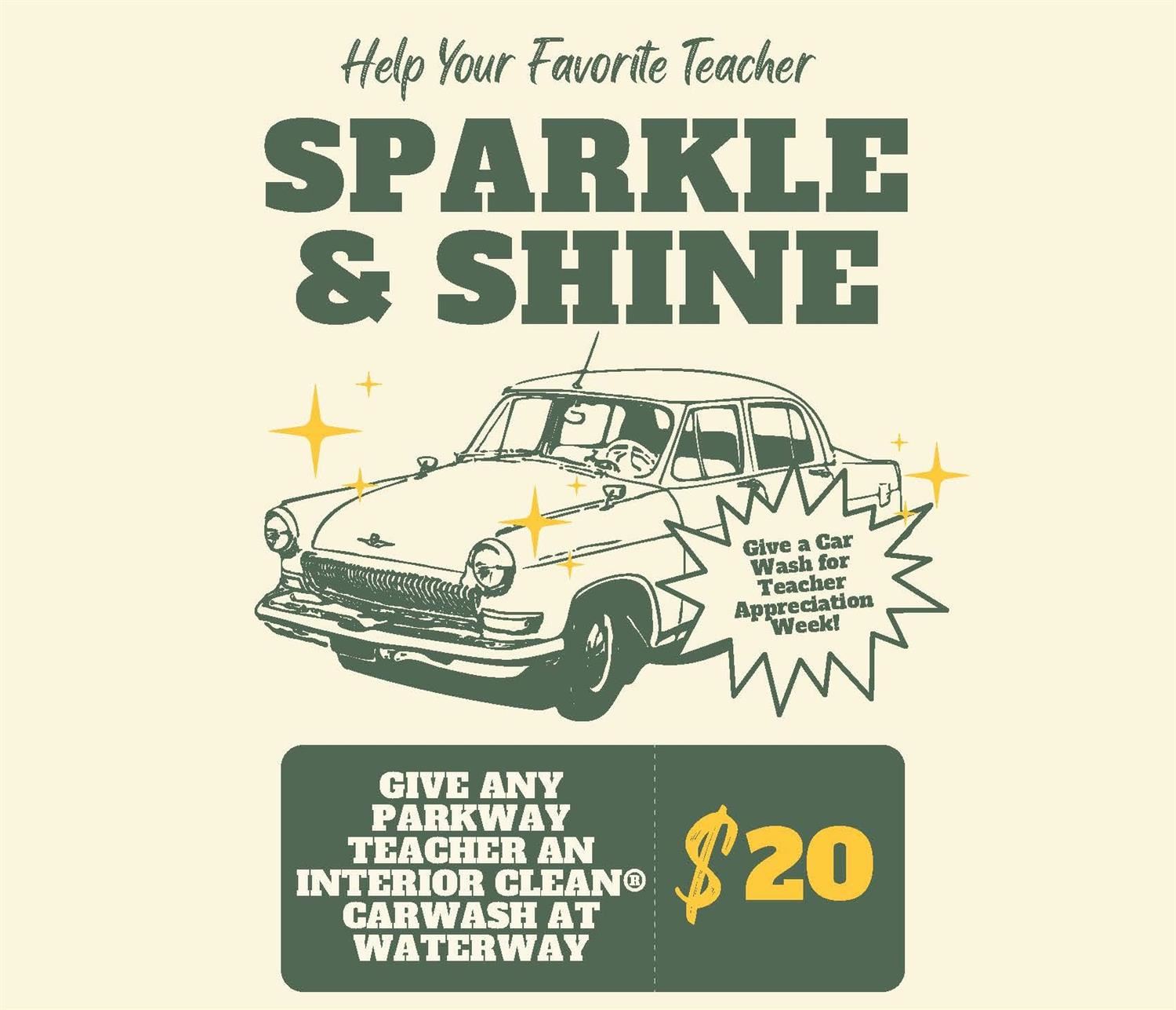 Car wash teacher appreciation week